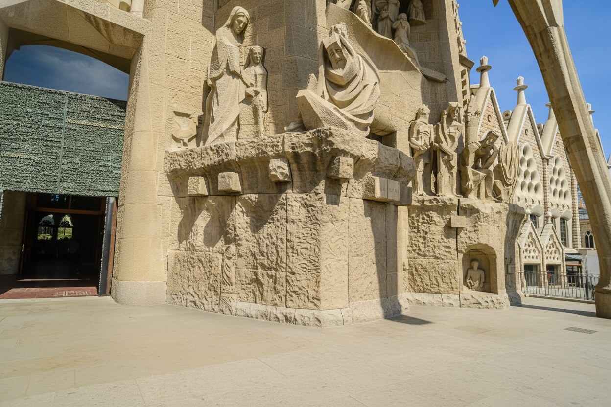 Vista dalla torre della Sagrada Familia
